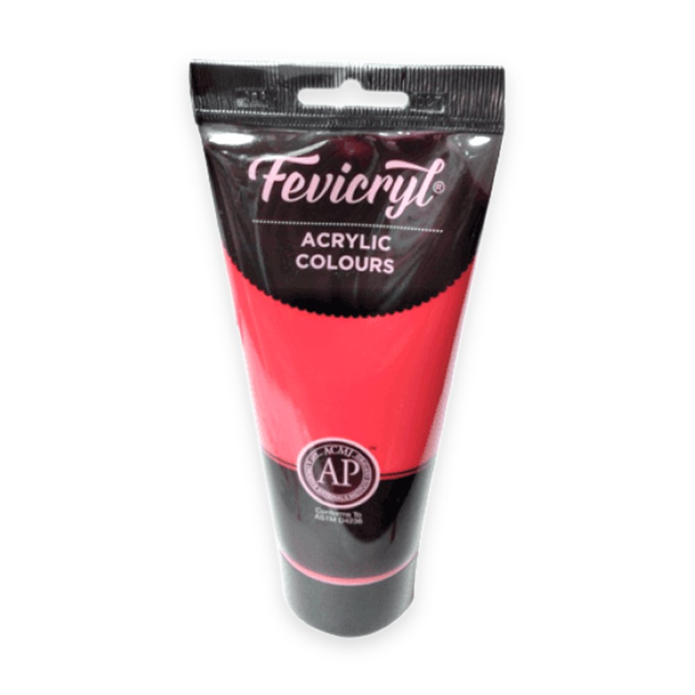 Fevicryl Acrylic Colour 200ml - Cadmium Red - Haanz Sri Lanka