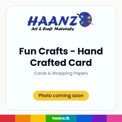 Fun Crafts - Hand Crafted Card-310/= - Haanz Sri Lanka