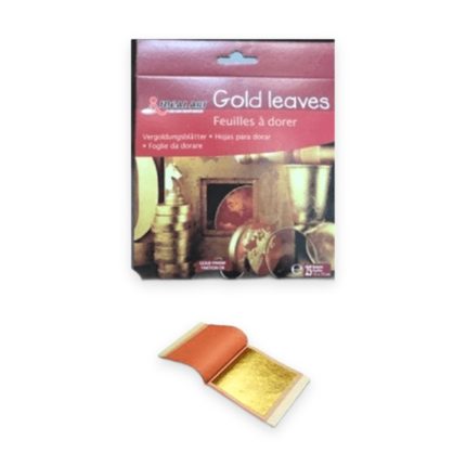 Gold Leaves 15x15cm 25 leaves pack - Haanz Sri Lanka