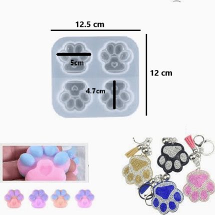 Kitty Claw Key Chain Mold 5x4.7x2.9cm (9926801 ) - Haanz Sri Lanka