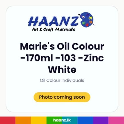 Marie's Oil Colour -170ml -103 -Zinc White - Haanz Sri Lanka