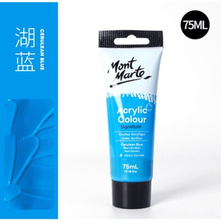 Mont Marte Acrylic, 75ml -Cerulean Blue - Haanz Sri Lanka
