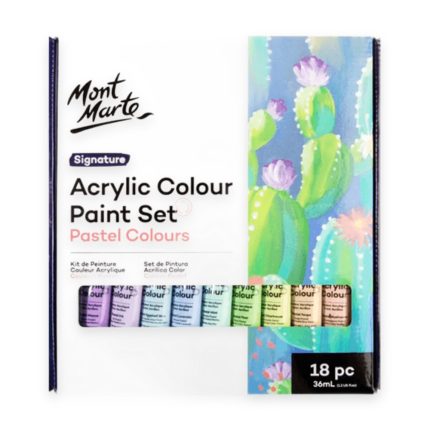 Mont Marte Acrylic Colour Pastel Set 18x36ml - Haanz Sri Lanka