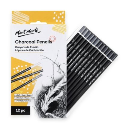Mont Marte charcoal pencil 12pcs - Haanz Sri Lanka