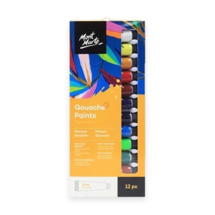 Mont Marte Gouache paints 12x12ml - Haanz Sri Lanka