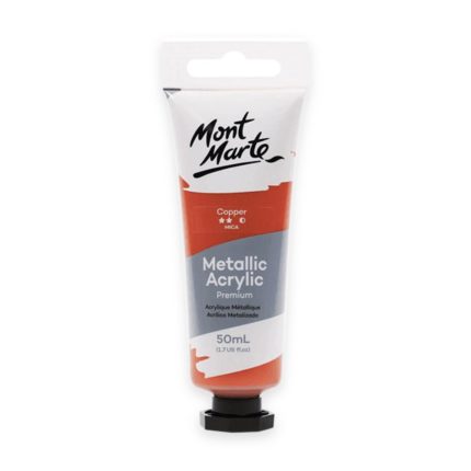 Mont Marte Metallic Acrylic 50ml (Premium) - copper - Haanz Sri Lanka