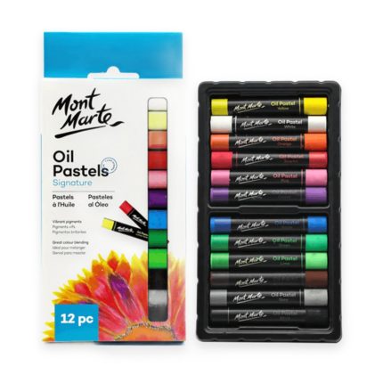 Mont Marte Oil Pastels 12 Colours - Haanz Sri Lanka