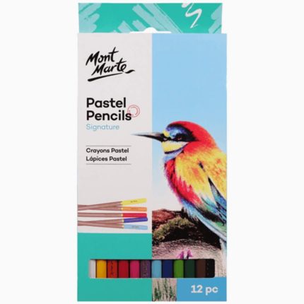 Mont Marte Pastel Pencils - 12 Pencils pack - Haanz Sri Lanka
