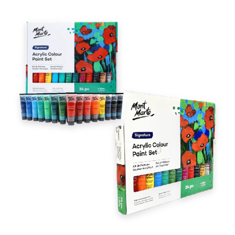 Mont Marte Signature Acrylic Colour 24x36ml - Haanz Sri Lanka