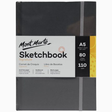 Mont Marte Sketch Books 110gsm, 80Sheets -A5 - Haanz Sri Lanka