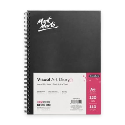 Mont Marte Visual Art Diary 110gsm, 120Pages -A4 - Haanz Sri Lanka