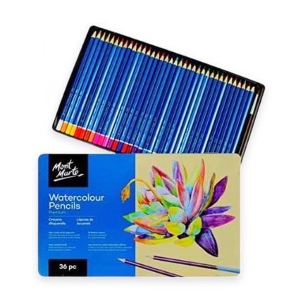 Mont Marte Water Colour Pencils - 36pcs Tin Pack - Haanz Sri Lanka