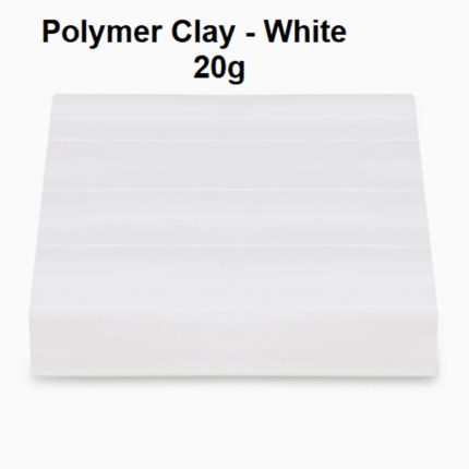 Oven Bake Polymer Clay -20g(White) - Haanz Sri Lanka