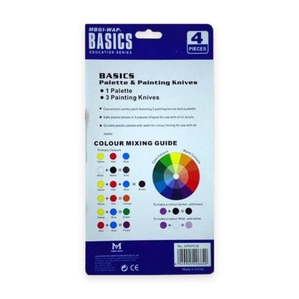 Palette & Painting Knives Set (4pcs) - Haanz Sri Lanka