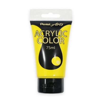 Pentel Acrylic Colour -75ml -Lemon Yellow - Haanz Sri Lanka