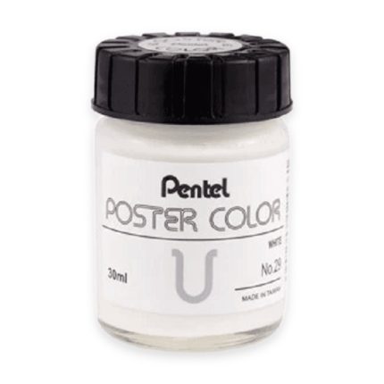 Pentel Poster Colour -30ml -White - Haanz Sri Lanka