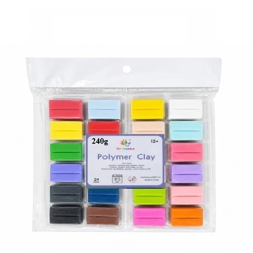 polymer clay Oven Bake Polymer Clay 24x10g - Image 1