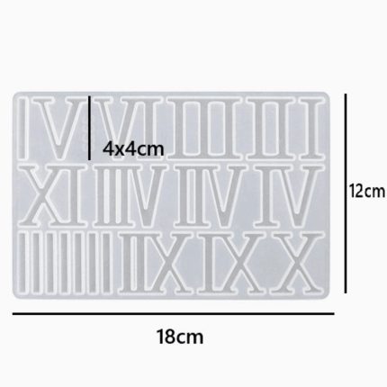 Roman Numbers for Clock Mold - MD3323 - Haanz Sri Lanka