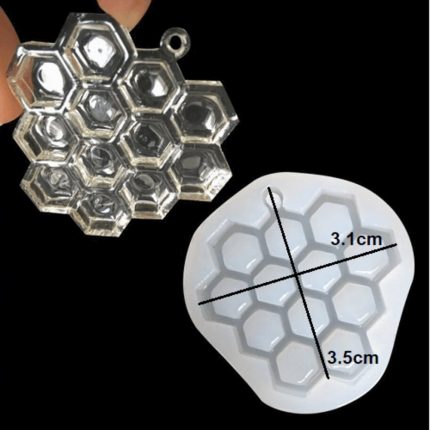 Honey Comb Silicone Mold (D0736) - Haanz Sri Lanka
