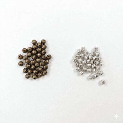 Silver & Copper Beads Pack - Haanz Sri Lanka