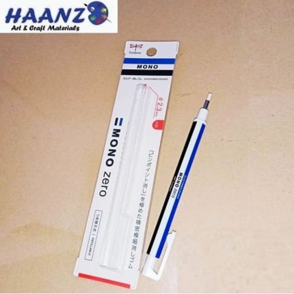 Tombow MONO Zero Eraser, Round Tip-Blue & White - Haanz Sri Lanka