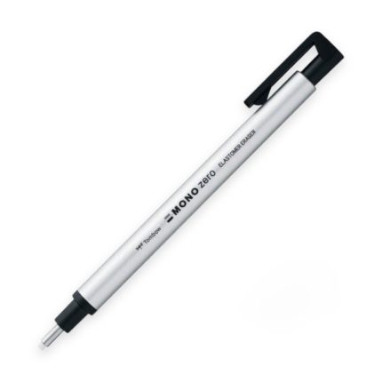 Tombow MONO Zero Eraser, Round tip -Silver - Haanz Sri Lanka