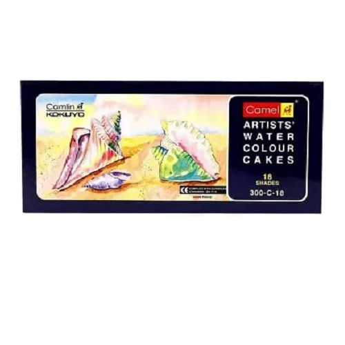 Camlin watercolour cakes 18 tin pack - Image 3
