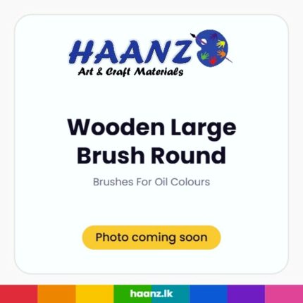 Wooden Large Brush Round - Haanz Sri Lanka