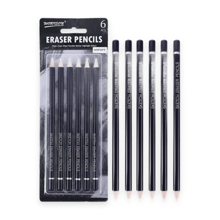 Worison Pencil Erasers -6pcs set - Haanz Sri Lanka