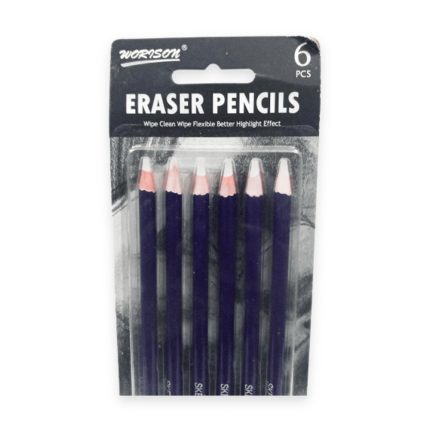 Worison Pencil Erasers -6pcs set - Haanz Sri Lanka